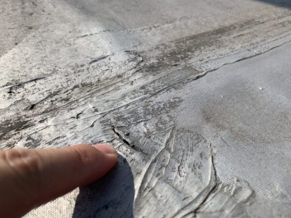 防水シートの傷