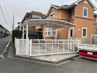 車2台用ゲート